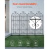 VEVOR Rankhilfe für Kletterpflanzen, 51x180cm, 4er-Set rostfreies Metallspalier für Gartenblumen – Bild 4