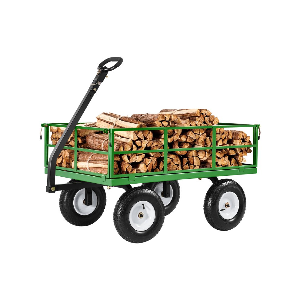 VEVOR Bollerwagen 110x75x67 cm, 2-in-1-Handwagen, mit All-Terrain-Reifen