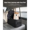 VEVOR Hundewagen 81x46x97 cm, 16 kg Tragkraft, 4-Rad-Buggy mit abnehmbarer Trage und Netzfenstern – Bild 5