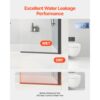 VEVOR rahmenlose Badewannen Duschtür (864 x 1397 mm / B x H) halbe platzsparende Duschtür für Badewanne – Bild 5 VEVOR rahmenlose Badewannen Duschtür (864 x 1397 mm / B x H) halbe platzsparende Duschtür für Badewanne – Bild 5
