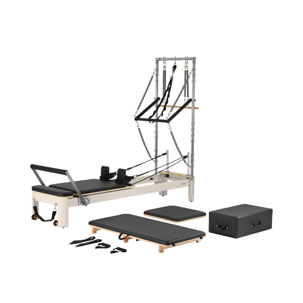 VEVOR Pilates Reformer Maschine für den Einsatz im Heim-Fitnessstudio, bis zu 181,44 kg