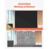 VEVOR 5er-Pack Akustikpaneele mit Selbstklebeband, 1200x600x10 mm schalldichte Schaumstoffplatten, für Zuhause – Bild 3