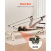 VEVOR Pilates Reformer Maschine Pilates-Bett aus Aluminium mit Sitzbox & doppeltem Widerstand, Feder & Kordel – Bild 4