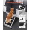 VEVOR Hundewaschstation Edelstahl, 1500x700x1495 mm Tierpflegewanne mit Rampe, Duschkopf & Seifenhalter – Bild 3