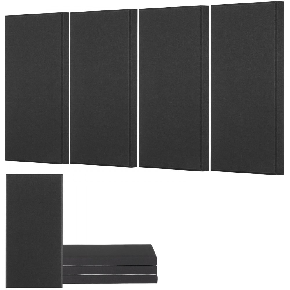 VEVOR Akustikpaneele, 4 Stück, 600x300x50 mm, schallabsorbierende Platten