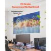VEVOR 6er-Pack Akustikpaneele, 1800x1200x10 mm, Akustik Wandpaneele, Büro – Bild 4