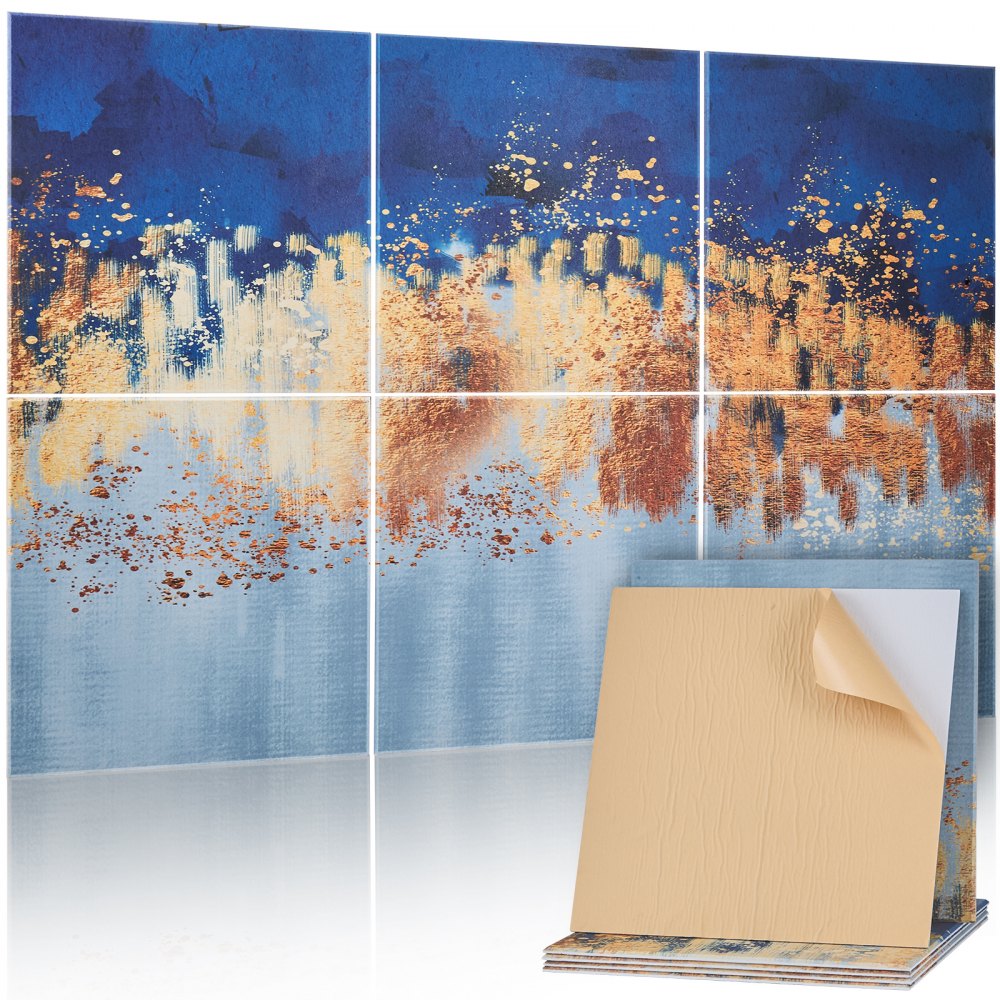 VEVOR 6er-Pack Akustikpaneele, 1800x1200x10 mm, Akustik Wandpaneele, Büro
