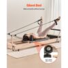 VEVOR faltbarer Pilates Reformer Trainingsgerät aus Gummibaumholz für Heim-Fitnessstudio, bis zu 181,44 kg – Bild 4