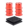 VEVOR 6 Anhänger-Stützblöcke (203,2 mm Höhe, 908 kg belastbar) + 2 Anhängerheberpads