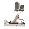 VEVOR Faltbare Pilates Reformer Maschine Pilates-Bett aus Aluminium mit Sitzbox & doppeltem Widerstand
