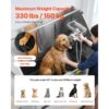 VEVOR Elektrische Hundewaschstation mit Hebefunktion, Wasserhahn & Duschkopf, Hundebadewanne – Bild 4