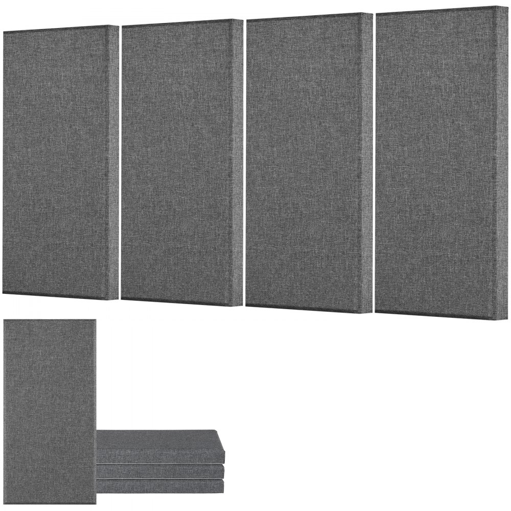VEVOR Akustikpaneele, 4 Stück, 600x300x50 mm, schallabsorbierende Platten