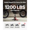 VEVOR Motorrad Dirt Bike Stand Lift Jack Hebetisch (544 kg belastbar) höhenverstellbare Hebeständer – Bild 2