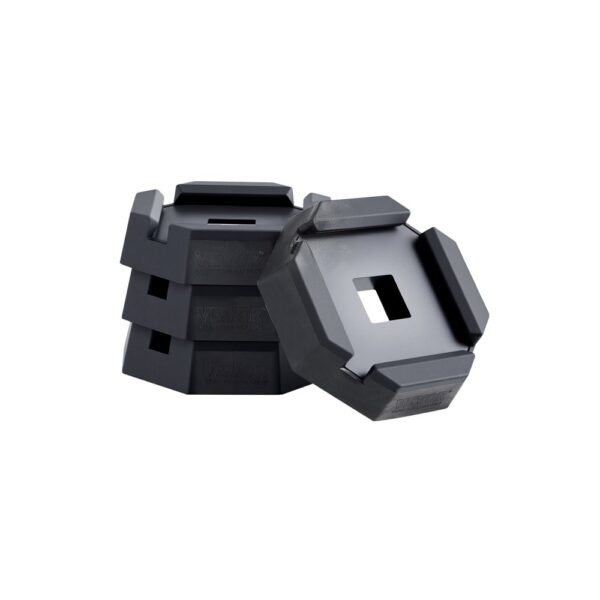 VEVOR 4 Stk. Nivellierpads für Wohnmobile Anhänger-Wagenheberpads aus Gummi 2300 kg belastbar (pro Pad)