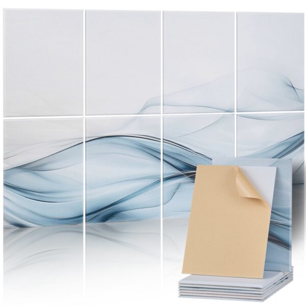 VEVOR 8er-Pack Akustikpaneele, 1200x800x10mm, Akustik Wandpaneele, selbstklebende