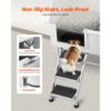 VEVOR Hundewaschstation aus Edelstahl, 961x620x1220 mm, Tierpflegewanne mit Ablagetreppe – Bild 3