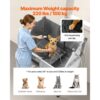 VEVOR Hundewaschstation aus Edelstahl, 961x620x1220 mm, Tierpflegewanne mit Ablagetreppe – Bild 4