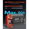 VEVOR 12 V 60 A DC/DC-Batterieladegerät, 750 W, GEL- und Nassbatterien – Bild 2 VEVOR 12 V 60 A DC/DC-Batterieladegerät, 750 W, GEL- und Nassbatterien – Bild 2