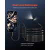 VEVOR Endoskopkamera mit Licht, 1920P HD-Inspektionskamera mit 8+1 LED-Licht, 2-fachem Zoom – Bild 2