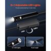 VEVOR Endoskopkamera mit Licht, 1920P HD-Inspektionskamera mit 8+1 LED-Licht, 2-fachem Zoom – Bild 5
