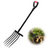 VEVOR Dunggabel, 5-Zinken-Gartenheugabel mit Mistgabel, 1050 mm Heugabel