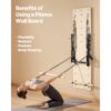 VEVOR Pilates Reformer Maschine zur Wandmontage, Pilates-Sprungbrett aus Ahornholz – Bild 2