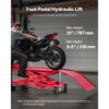 VEVOR Motorradheber Motorradhebebühne Hydraulisch (Max. 787 mm Hubhöhe) Hebeständer Rollbar – Bild 2