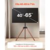 VEVOR TV-Ständer mit Stativ-Staffelei für 1016-1651 mm flach & Curved-TVs bis zu 45 kg – Bild 2 VEVOR TV-Ständer mit Stativ-Staffelei für 1016-1651 mm flach & Curved-TVs bis zu 45 kg – Bild 2