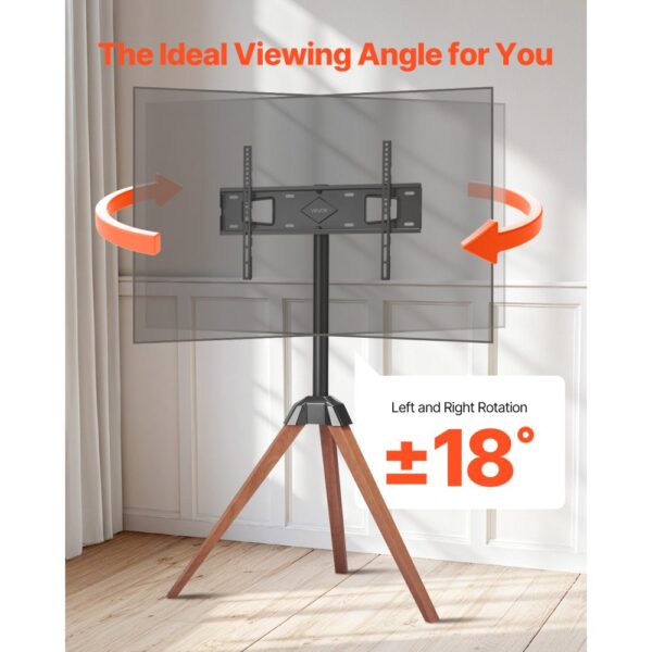 VEVOR TV-Ständer mit Stativ-Staffelei für 1016-1651 mm flach & Curved-TVs bis zu 45 kg – Bild 4 VEVOR TV-Ständer mit Stativ-Staffelei für 1016-1651 mm flach & Curved-TVs bis zu 45 kg – Bild 4