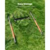 VEVOR Broadfork Doubleshaft 510x320 mm, 5-Zinken-Grabegabel mit zwei Fiberglasgriffen, robuste Spatengabel – Bild 4