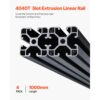 VEVOR 4er Set Aluprofil 1000 mm T-Nut 4040 Aluminium Profil, Nutenprofil für 3D-Drucker, CNC-Maschine DIY – Bild 2