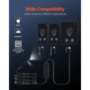 VEVOR Endoskopkamera mit Licht, 1920P HD-Inspektionskamera mit 8+1 LED-Leuchten, 2-fachem Zoom – Bild 4 VEVOR Endoskopkamera mit Licht, 1920P HD-Inspektionskamera mit 8+1 LED-Leuchten, 2-fachem Zoom – Bild 4
