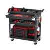 VEVOR Werkzeugwagen 830x350x826 mm, 160 kg Tragkraft, Werkstattwagen mit Schublade
