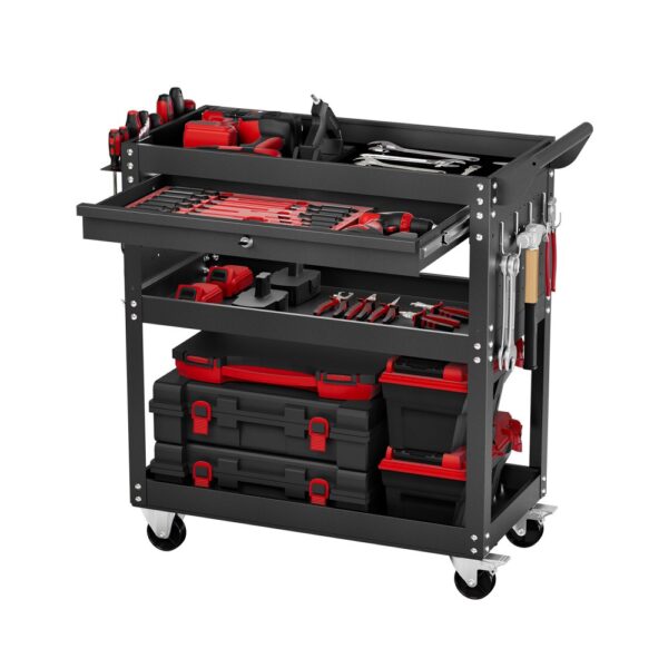 VEVOR Werkzeugwagen 830x350x826 mm, 160 kg Tragkraft, Werkstattwagen mit Schublade