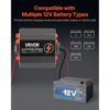 VEVOR 12 V 30 A DC/DC-Batterieladegerät, 375 W, Ladegerät für Blei-Säure – Bild 4