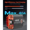 VEVOR 12 V 40 A DC/DC-Batterieladegerät, 500 W, GEL- und Nassbatterien – Bild 2