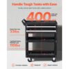 VEVOR Werkzeugwagen 785x450x945 mm, 181 kg Tragkraft, Werkstattwagen mit 2 Schubladen – Bild 5