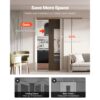VEVOR Schiebetürrahmen-Set für 610–813 mm breite & 2032 mm hohe Türen, für Wohnzimmer Badezimmer – Bild 2