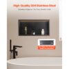 VEVOR Duschnische, 10,16x33,02x63,5 cm, versenkte Wandnische mit LED-Streifen – Bild 3