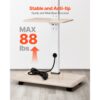 VEVOR rollbarer TV-Ständer Fernsehständer für 812,8-1778 mm TVs bis zu 40 kg – Bild 4