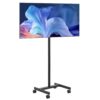 VEVOR rollbarer TV-Ständer Standfuß Fernsehstand für 431,8-1397 mm flach & Curved-TVs