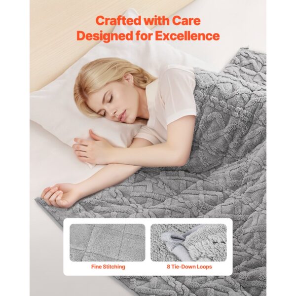 VEVOR Gewichtsdecke, 9 kg, Therapiedecke 1524x2032 mm, Gewichtete Decken Queen-Size – Bild 4