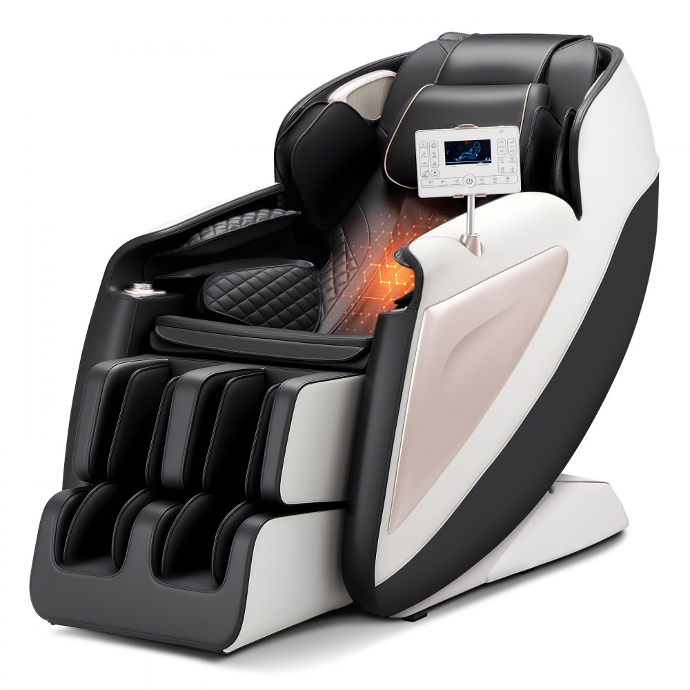 VEVOR Massagesessel Ganzkörpermassagesessel Zero Gravity mit SL-Schiene & 18 Auto-Modi