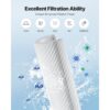 VEVOR Pool-Filterkartusche, 4er-Pack, Wasserfilter 7,4 m², kompatibel mit CCP320 – Bild 3