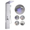 VEVOR Duschpaneel-Turmsystem (5 Modi) mit Regenwasserfall-Duschkopf & LED, mit Handbrause & 4 Körperbrausen VEVOR Duschpaneel-Turmsystem (5 Modi) mit Regenwasserfall-Duschkopf & LED, mit Handbrause & 4 Körperbrausen