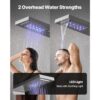 VEVOR Duschpaneel-Turmsystem (5 Modi) mit Regenwasserfall-Duschkopf & LED, mit Handbrause & 4 Körperbrausen – Bild 4 VEVOR Duschpaneel-Turmsystem (5 Modi) mit Regenwasserfall-Duschkopf & LED, mit Handbrause & 4 Körperbrausen – Bild 4