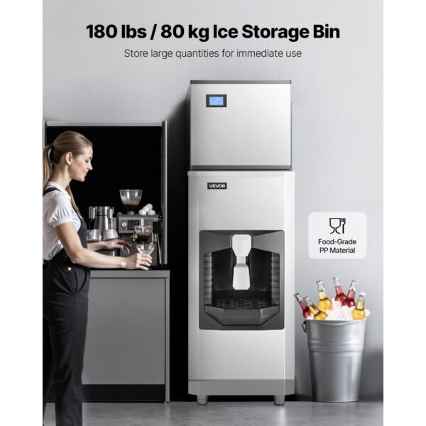 VEVOR Gewerblicher Eisbereiter 226,8 kg/Tag Eismaschine – Bild 3 VEVOR Gewerblicher Eisbereiter 226,8 kg/Tag Eismaschine – Bild 3