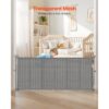 VEVOR einziehbares Babygitter 87 cm hoch, ausziehbar bis 180 cm breit, Gitter für Kinder oder Haustiere – Bild 4
