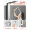 VEVOR Duschpaneel-Turmsystem (3 in 1) mit Regenwasserfall-Duschkopf, Regenmassagesystem zur Wandmontage – Bild 4 VEVOR Duschpaneel-Turmsystem (3 in 1) mit Regenwasserfall-Duschkopf, Regenmassagesystem zur Wandmontage – Bild 4