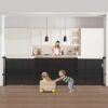 VEVOR einziehbares Babygitter (87 cm hoch ausziehbar bis 280 cm breit) ausziehbares Gitter für Kinder